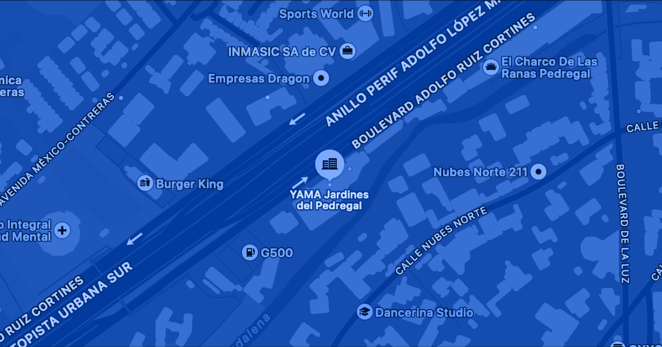 Mapa de ubicación de la clínica